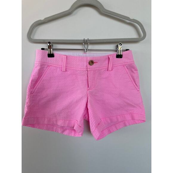 Lilly Pulitzer The Callahan Short in Pink Pout, Size 0, EUC - Picture 1 of 7